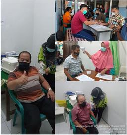 Covid Vaccine at BPS Jepara Regency