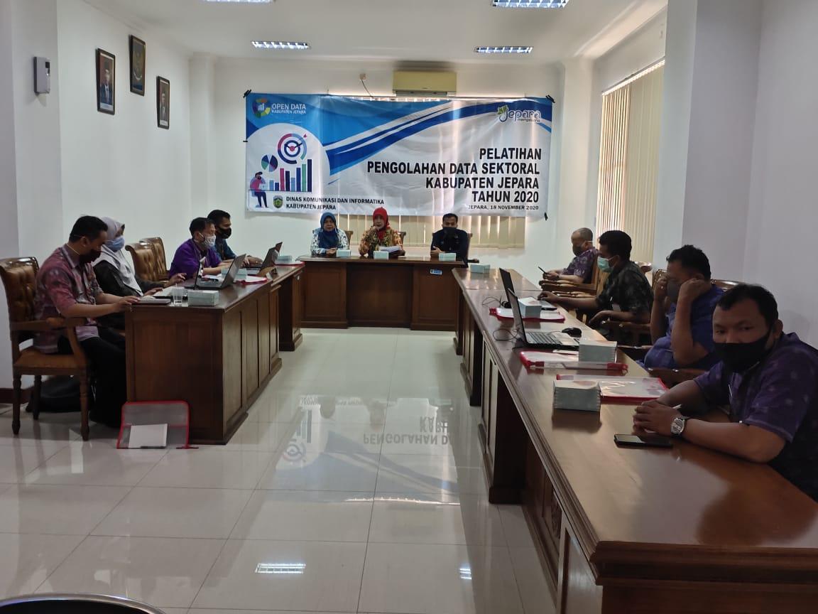 Jepara District Sectoral Data Processing Training in 2020