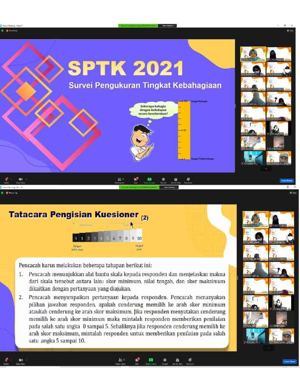 SPTK 2021 Training: Are You Happy?