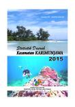 Statistik Daerah Kecamatan Karimunjawa 2015