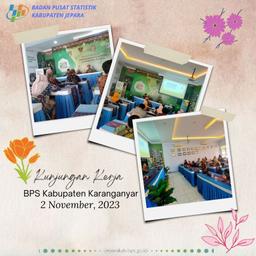 Kunjungan Kerja BPS Kabupaten Karanganyar ke BPS Kabupaten Jepara