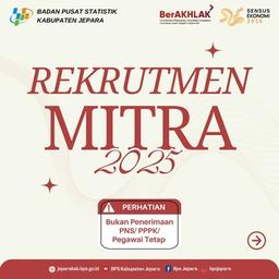 Rekrutmen Calon Mitra Statistik Tahun 2025 BPS Kabupaten Jepara