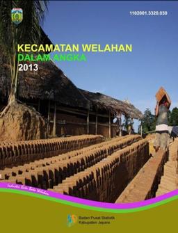 Kecamatan Welahan Dalam Angka 2013