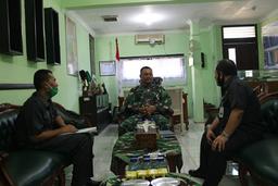 Coordination of the Head of BPS of Jepara Regency to Kodim 0719 Jepara