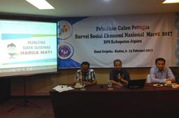 Pelatihan Petugas Susenas Maret 2017 BPS Kabupaten Jepara